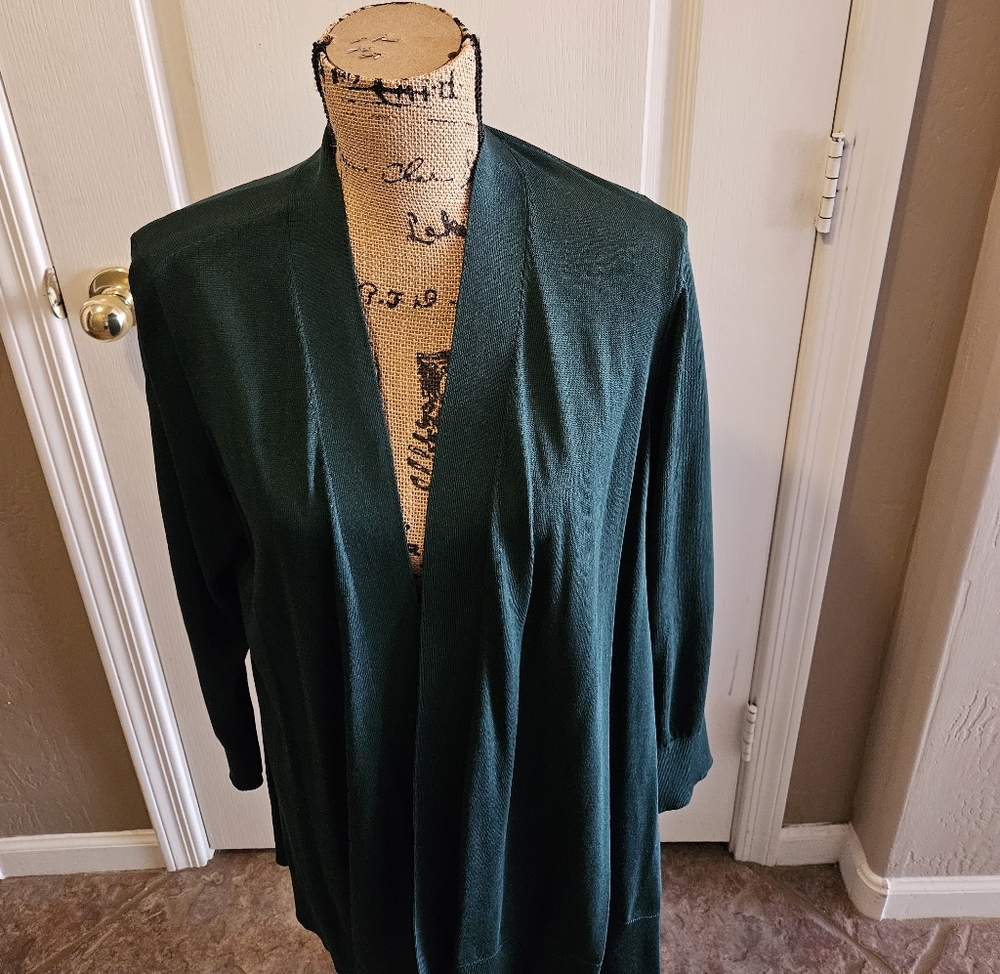 NEW ☆ Kasper Long Sweater, Size Large, Brand NEW!